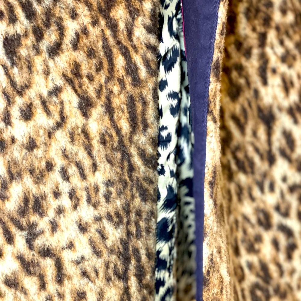 Perfect Leopard Wool Coat